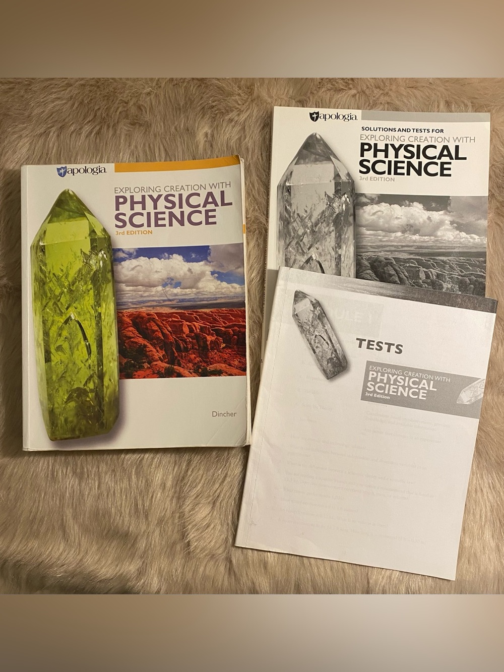 Apologia Exploring Creation with Physical Science Textbook & Tests - 3rd edition